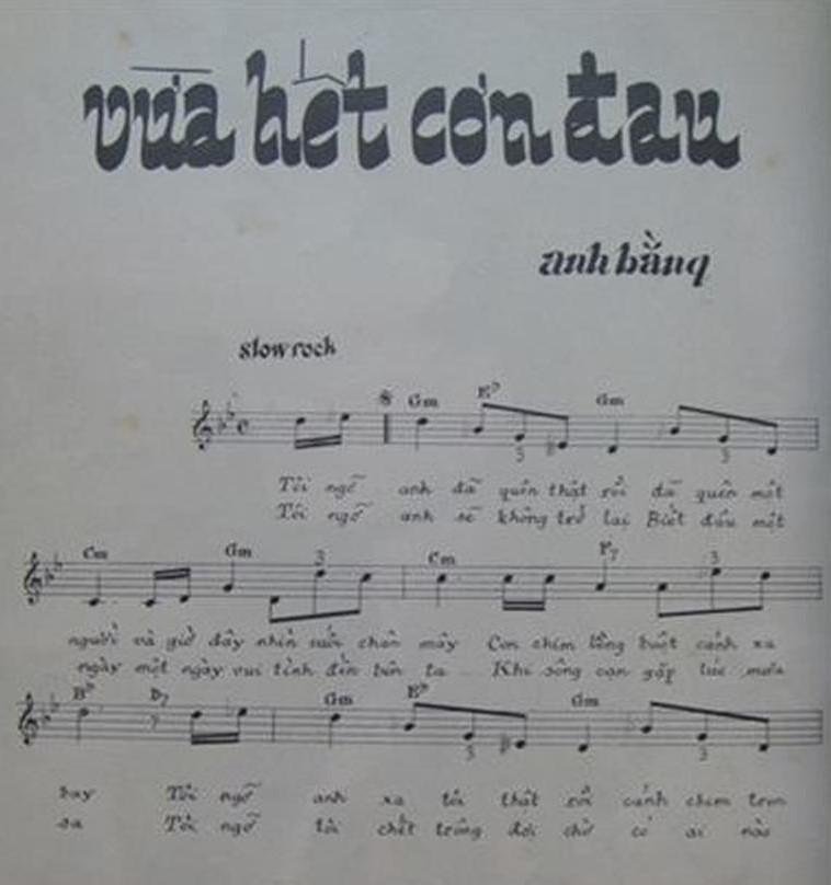 Sheet nhạc Vừa Hết Cơn Đau